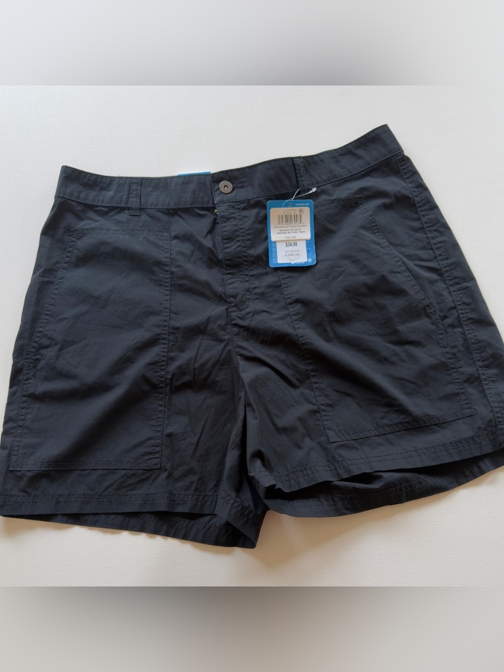 NWT Women’s Columbia Black Utility Shorts N Liner Size 16 (M)